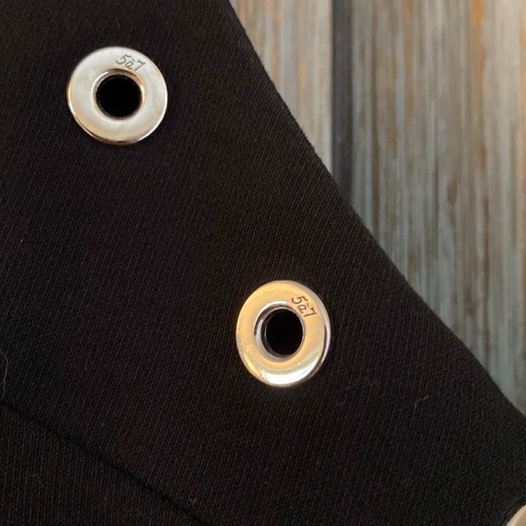 Cinq A Sept, 4, Ava mini dress, grommet lined, high neck, perfect & NWOT!! - Picture 5 of 12